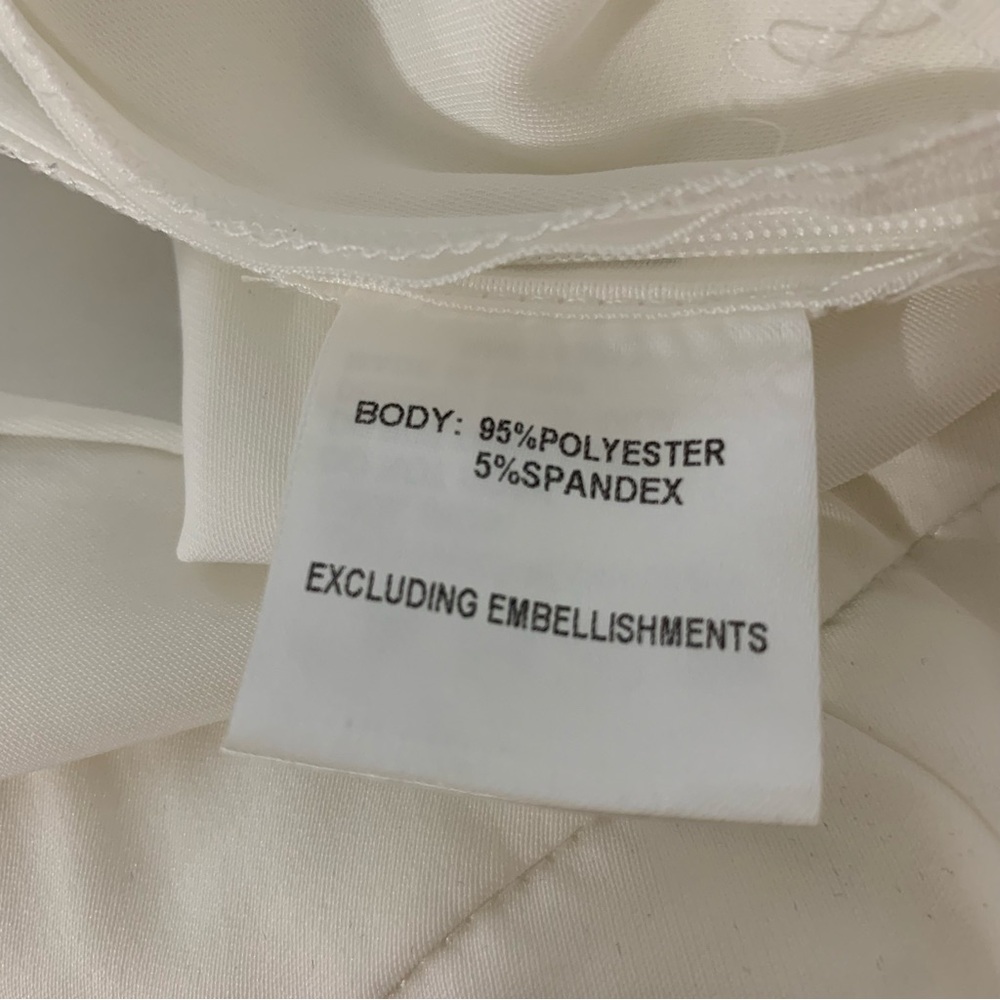 Princess Polly White Wide Leg Pants - Size 2 - Picture 5 of 5